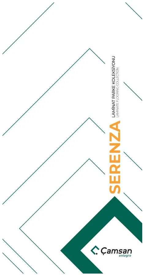 Çamsan Serenza katalog kapağı